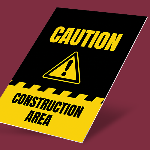 Thick Plastic Signs