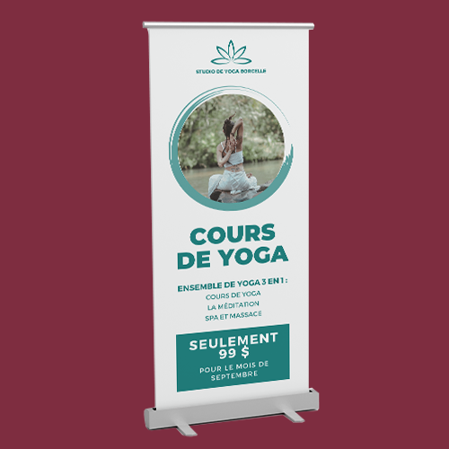 Banners - Poly with Retractable Banner Stand