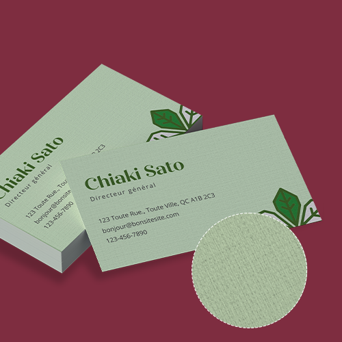 Business Cards  - Linen - Single Sided