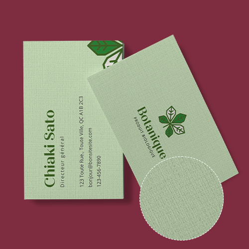 Business Cards  - Linen - Double Sided