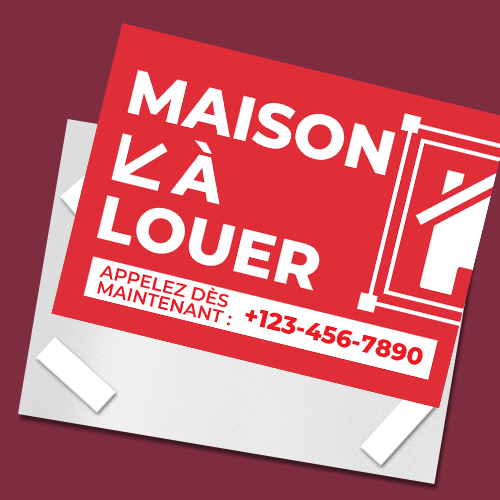 Yard Sign - Adhesive Strips